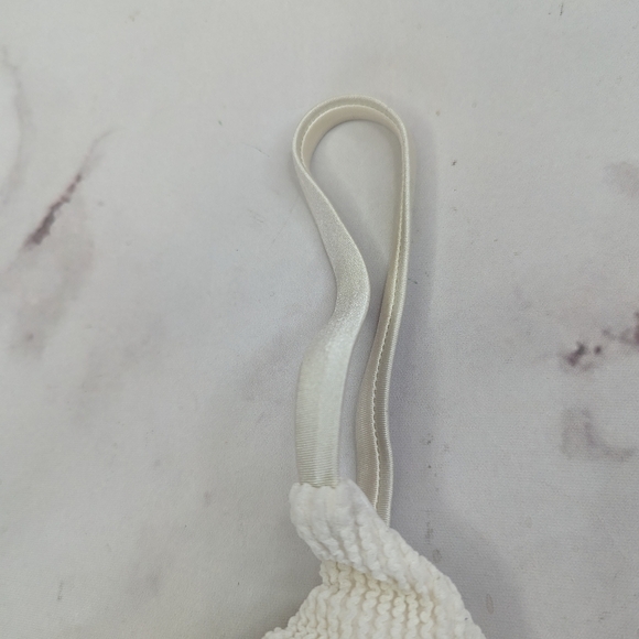 Good American Swim Top Women Crinkle Always Fits Twist Bikini Swimsuit - Picture 2 of 12